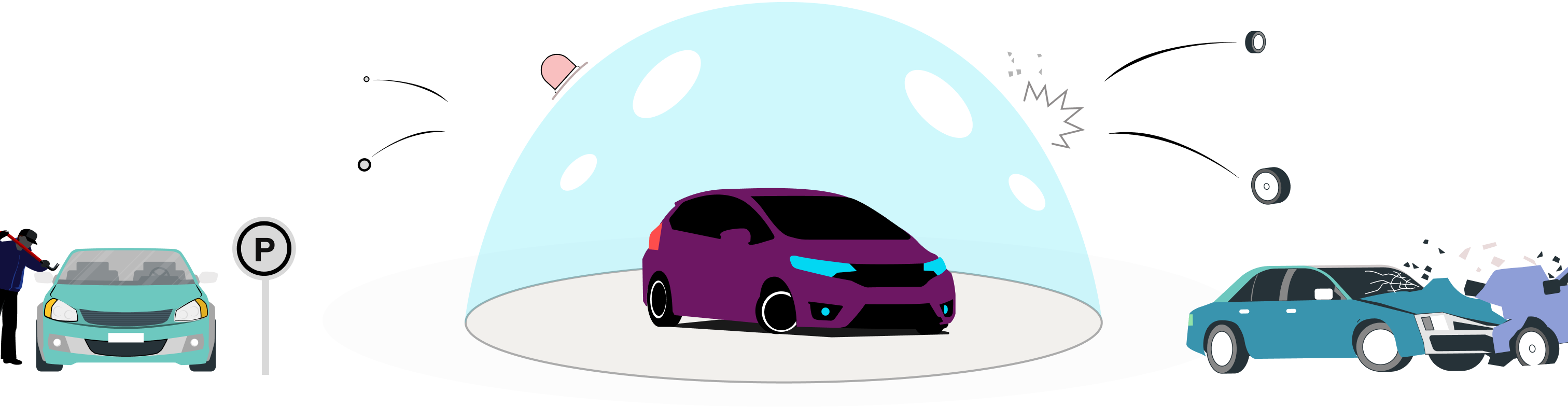 flexible car insurance protection from accidents and stealing